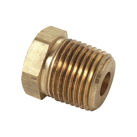 Thrifco Plumbing 3/8 Inch MIP x 1/8 Inch FIP Bushing Brass 9316056